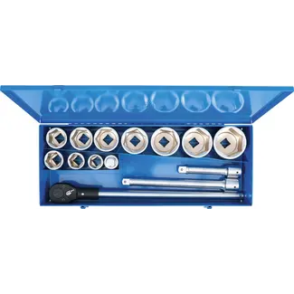 BGS technic Dopsleutelset - 1" - 15 delig