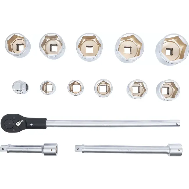 BGS Dopsleutelset - 1" - 15 delig