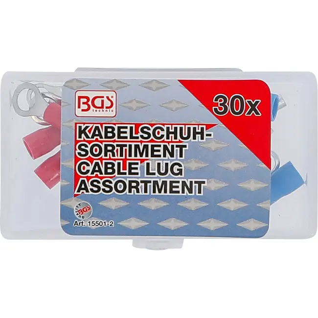 BGS Assortiment kabelschoenen - 30 delig