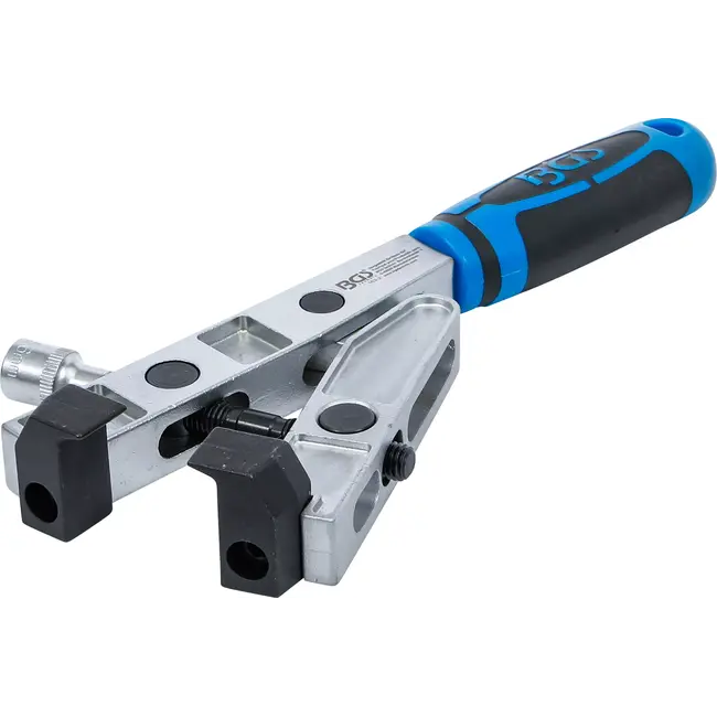 BGS Asmanchetten-klemtang - met draaimomentaansluiting - 90° gebogen