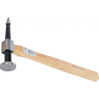 BGS Carrosseriehamer - ronde, vlakke kop / spitse kegelvormige pen