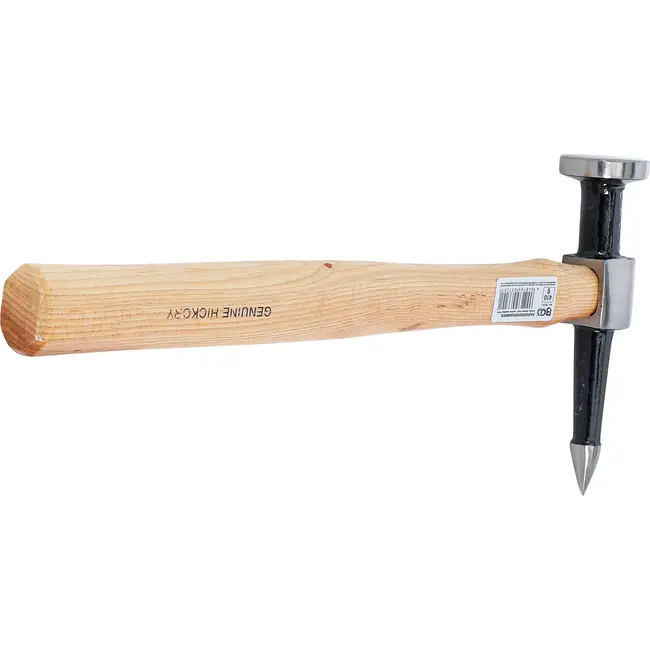 BGS Carrosseriehamer - ronde, vlakke kop / spitse kegelvormige pen