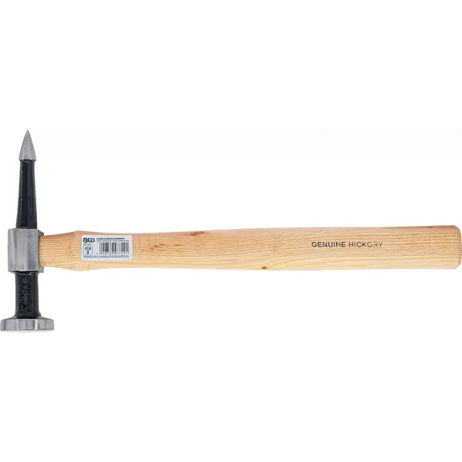 BGS Carrosseriehamer - ronde, vlakke kop / spitse kegelvormige pen