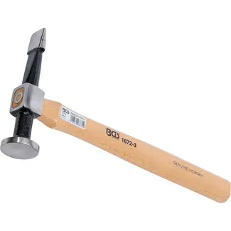 BGS technic Carrosseriehamer - ronde, vlakke kop / rechte horizontale pen