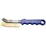 BGS Remklauwborstel - messing - gebogen - 230 mm
