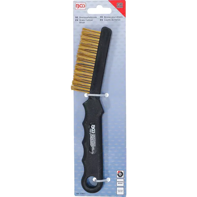 BGS Remklauwborstel - messing - 220 mm