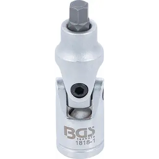 BGS technic Cardan dopsleutelbit - 3/8" - binnenzeskant 7 mm