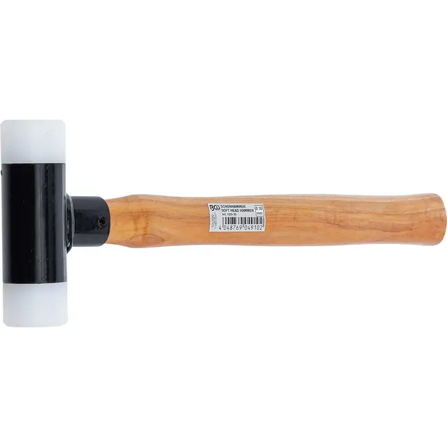 BGS Uitdeukhamer - Hickory-steel - terugslagvrij - Ø 30 mm - 300 g