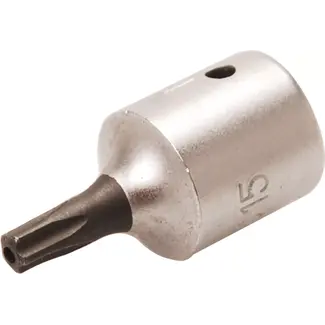 BGS technic Dopsleutelbit - 1/4" - TS-profiel (voor Torx-plus) met boring TS15