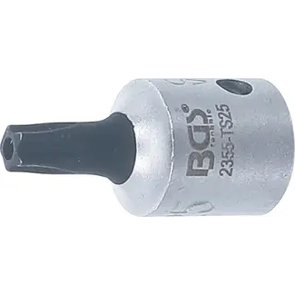 BGS technic Dopsleutelbit - 1/4" - TS-profiel (voor Torx-plus) met boring TS25