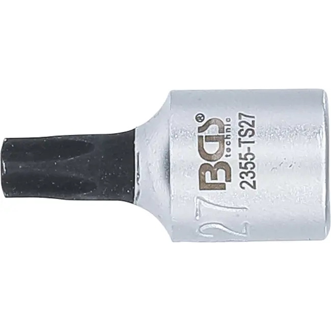 BGS Dopsleutelbit - 1/4" - TS-profiel (voor Torx-plus) met boring TS27