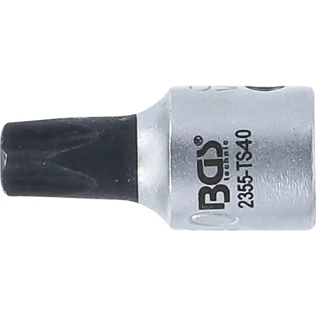 BGS Dopsleutelbit - 1/4" - TS-profiel (voor Torx-plus) met boring TS40