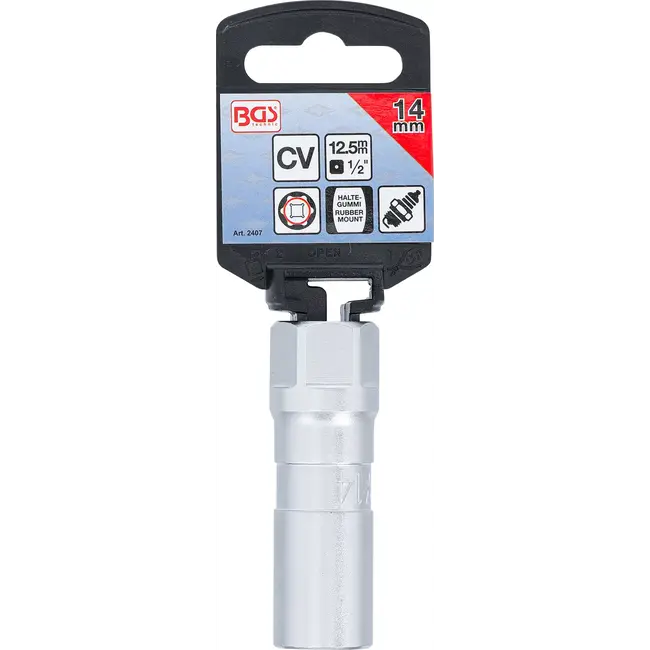 BGS BougieDopsleuteldop zeskant - 1/2" - 14 mm