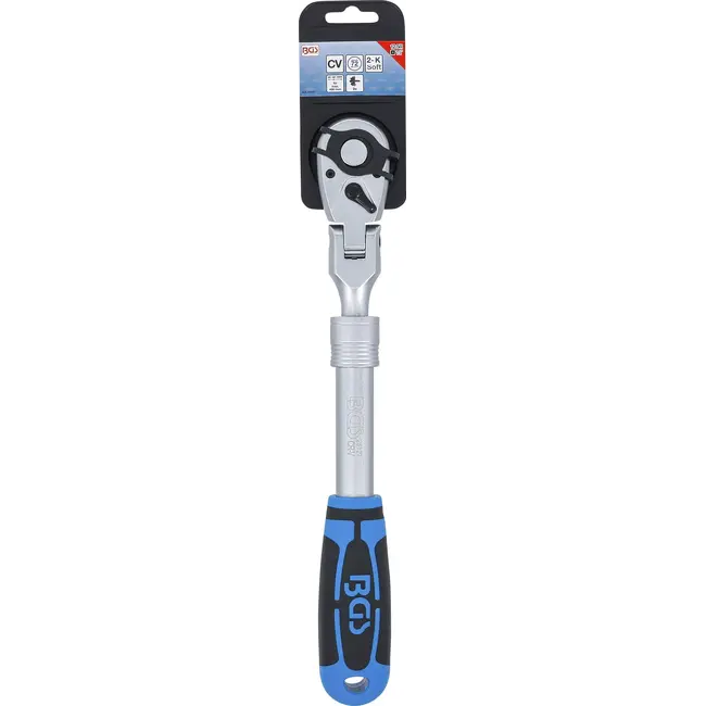 BGS Ratel kniesleutel, uittrekbaar - 1/2" - 350 - 490 mm