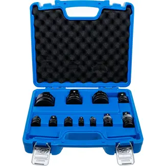 BGS technic Kracht adapter + kogelgewrichtset - 1/4" - 1" - 11 delig