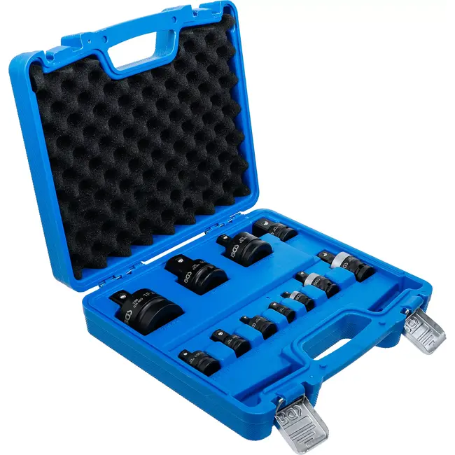 BGS Kracht adapter + kogelgewrichtset - 1/4" - 1" - 11 delig
