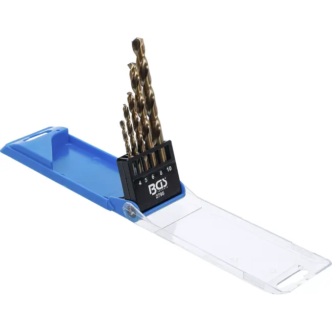 BGS Spiraalborenset - HSS - 4 - 10 mm - 5 delig