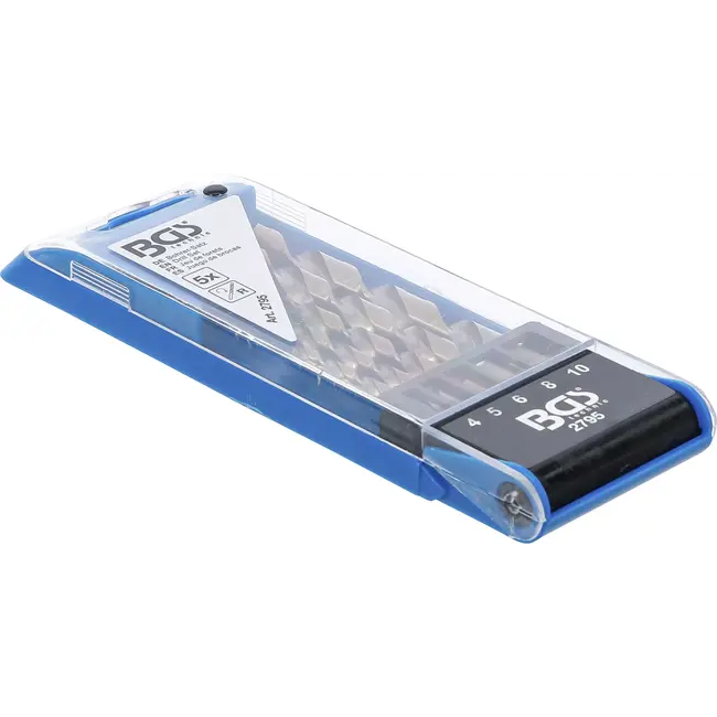 BGS Spiraalborenset - HSS - 4 - 10 mm - 5 delig