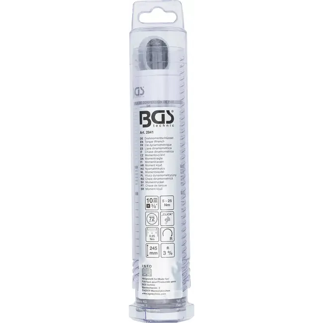 BGS Momentsleutel - 3/8" - 5 - 25 Nm