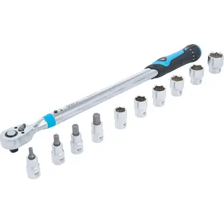 BGS technic Momentsleutelset - 1/2" - 40 - 200 Nm - 11 delig