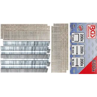 BGS technic Assortiment nieten, bouten en nagels - 600 delig