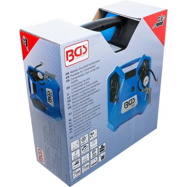 BGS Mobiele persluchtcompressor