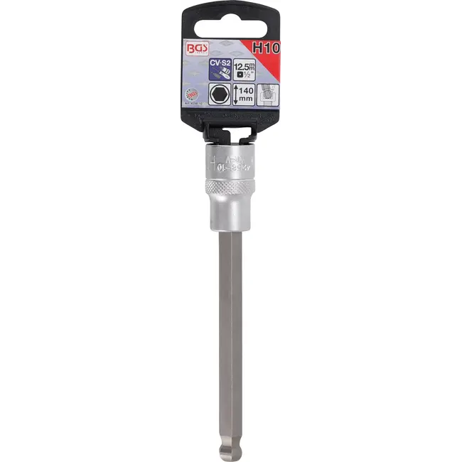BGS Dopsleutelbit - lengte 140 mm - 1/2" - binnenzeskant met kogelkop 10 mm