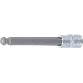BGS technic Dopsleutelbit - lengte 140 mm - 1/2" - binnenzeskant met kogelkop 12 mm