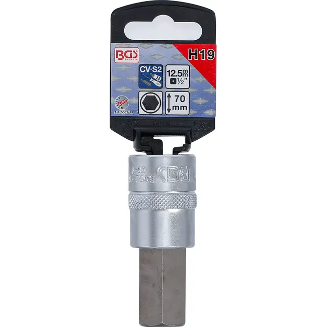 BGS Dopsleutelbit - 1/2" - binnenzeskant 19 mm