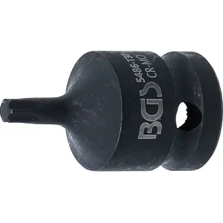 BGS technic Kracht dopsleutelbit - lengte 42 mm - 1/2" - Torx T30