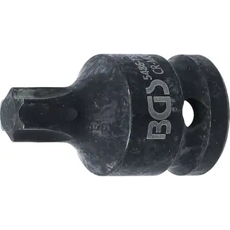 BGS Kracht dopsleutelbit - lengte 42 mm - 1/2" - Torx T55