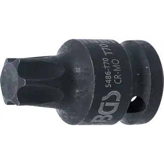BGS Kracht dopsleutelbit - lengte 42 mm - 1/2" - Torx T70
