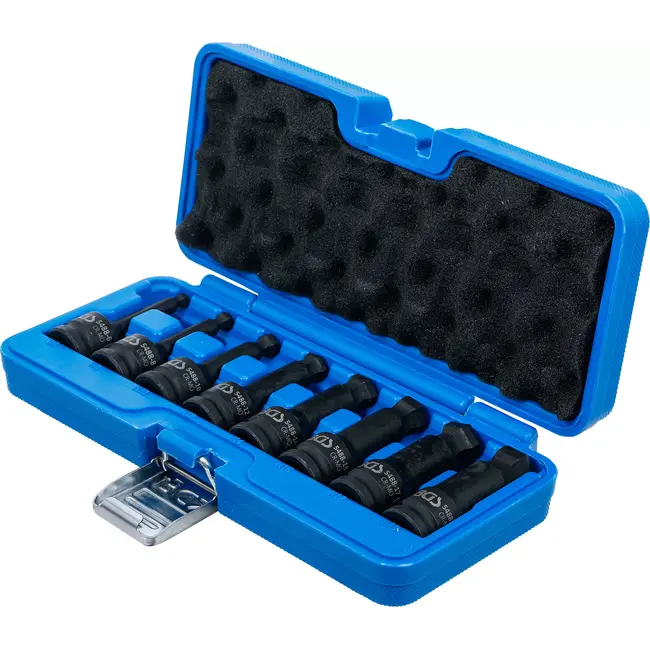 BGS Kracht dopsleutelbitset - lengte 75 mm - 1/2" - binnenzeskant met kogelkop 6 - 19 mm - 8 delig