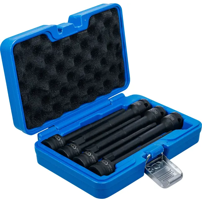 BGS Kracht dopsleutelbitset - lengte 150 mm - 1/2" - binnenzeskant 5 - 14 mm - 7 delig