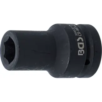 BGS Kracht Dopsleuteldop zeskant, diep - 1" - 22 mm
