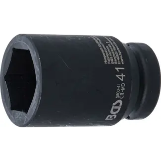 BGS technic Kracht Dopsleuteldop zeskant, diep - 1" - 41 mm