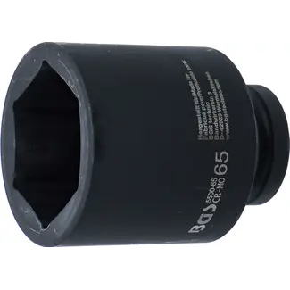 BGS technic Kracht Dopsleuteldop zeskant, diep - 1" - 65 mm