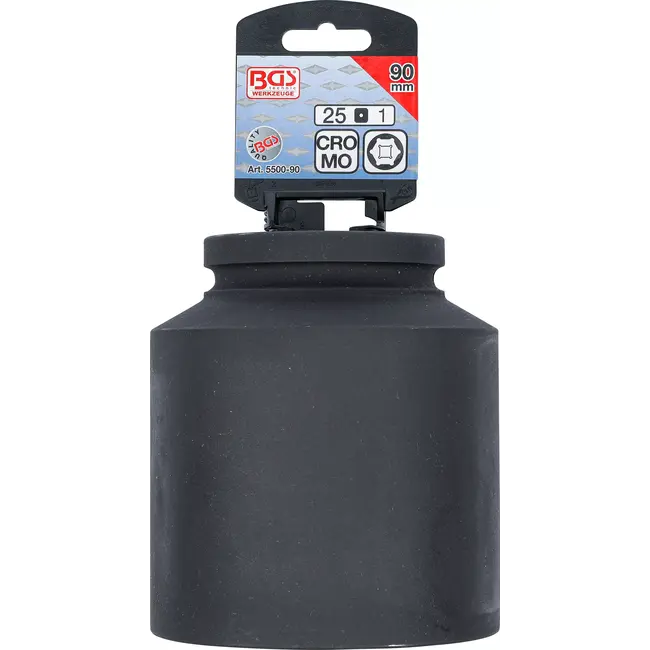 BGS Kracht Dopsleuteldop zeskant, diep - 1" - 90 mm