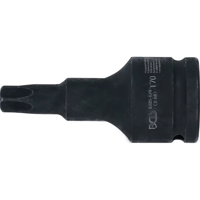 BGS Kracht dopsleutelbit - lengte 100 mm - 3/4" - Torx T70