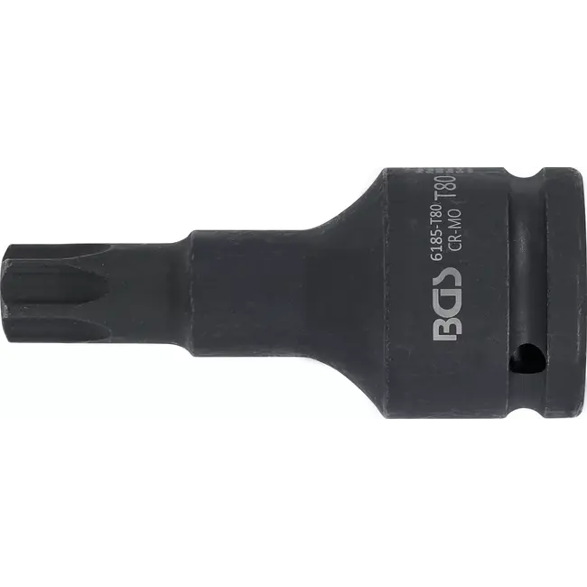 BGS Kracht dopsleutelbit - lengte 100 mm - 3/4" - Torx T80