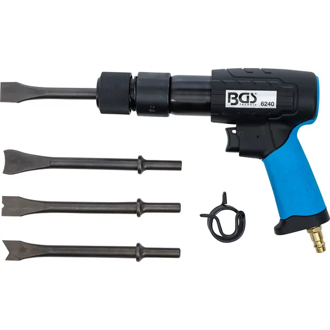 BGS Perslucht-beitelhamerset - met snelwisselhouder - 10 mm