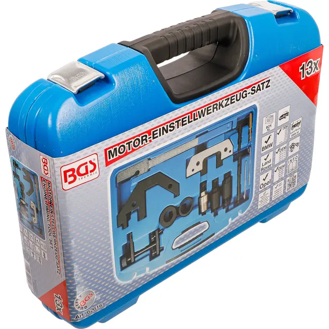 BGS Motorafstelset - voor BMW diesel - 13 delig