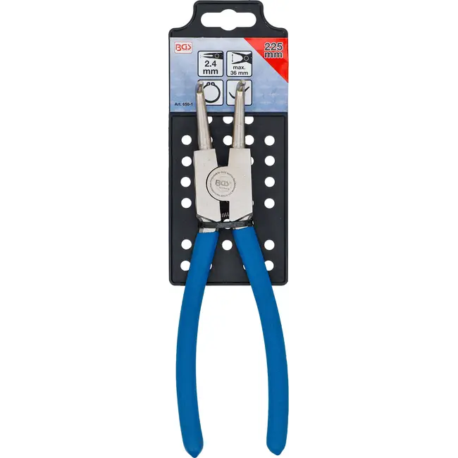 BGS Borgringtang - gebogen - voor buitenringen - 225 mm