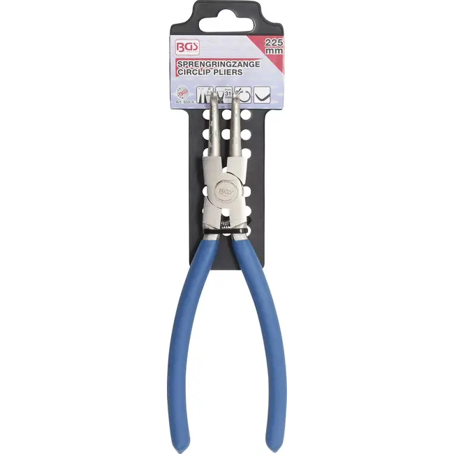 BGS Borgringtang - gebogen - voor binnenringen - 225 mm