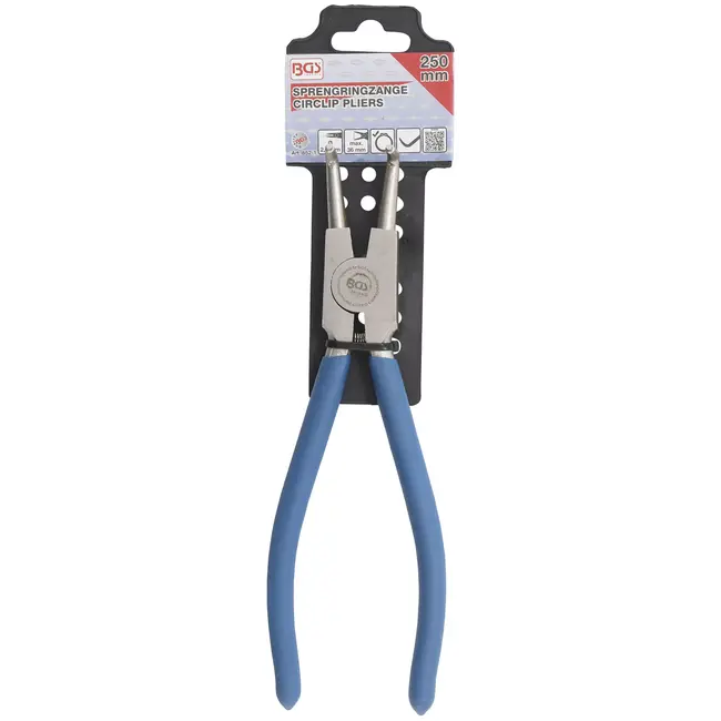 BGS Borgringtang - gebogen - voor buitenringen - 250 mm