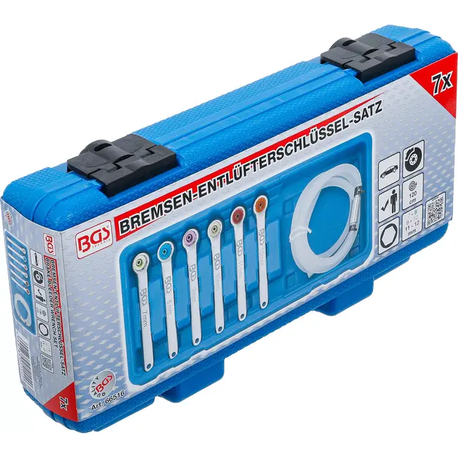 BGS Remontluchter sleutelset - 7 - 8 - 9 - 10 - 11 - 12 mm - 7 delig