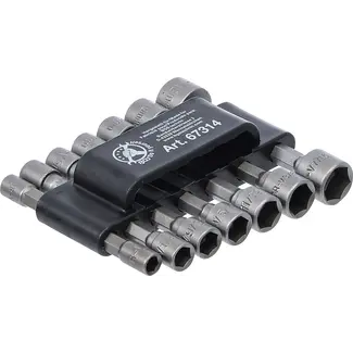 BGS Dopsleutelbitset - 1/4" buitenzeskant - metrisch + inchmaat - 14 delig