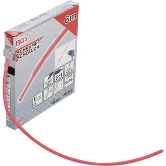 BGS Krimpkous-box - rood - Ø 5 mm - 6 m