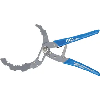 BGS technic Oliefiltertang - zelfinstellend - Ø 60 - 120 mm - 30° gebogen