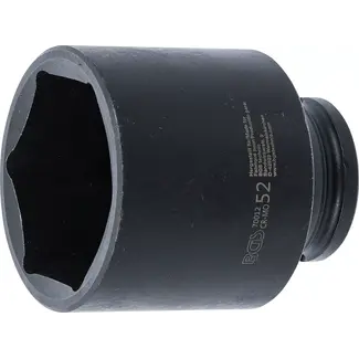 BGS technic Kracht Dopsleuteldop zeskant - 1/2" - 52 mm